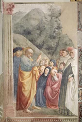 St. Peter predikt in Jeruzalem, ca. 1427